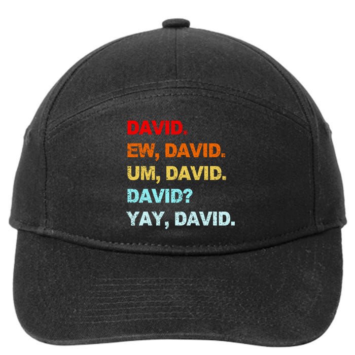 Ew David Yay David 7-Panel Snapback Hat