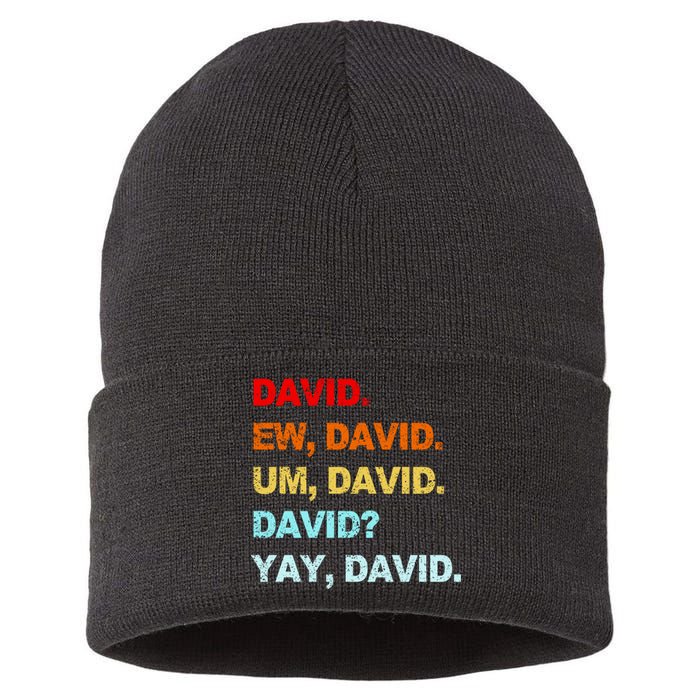 Ew David Yay David Sustainable Knit Beanie