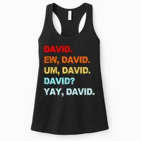 Ew David Yay David Womens Tank Top