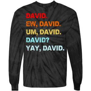 Ew David Yay David Tie-Dye Long Sleeve Shirt