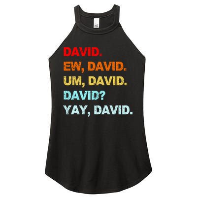 Ew David Yay David Women's Perfect Tri Rocker Tank