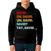 Ew David Yay David Kids Hoodie