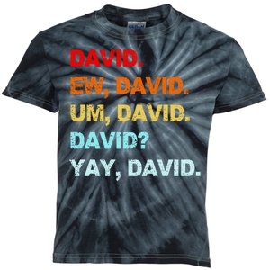 Ew David Yay David Kids Tie-Dye T-Shirt