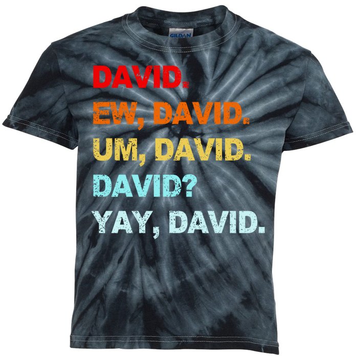 Ew David Yay David Kids Tie-Dye T-Shirt