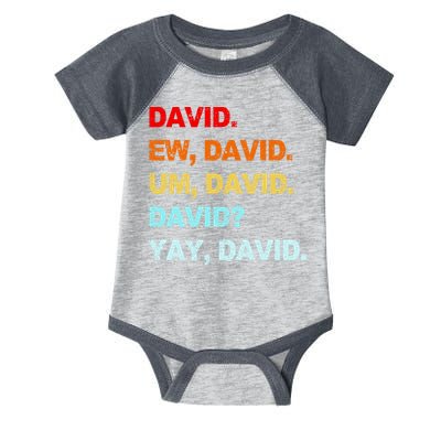 Ew David Yay David Infant Baby Jersey Bodysuit