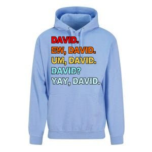 Ew David Yay David Unisex Surf Hoodie