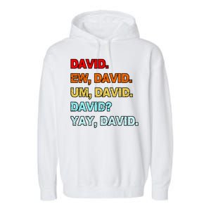 Ew David Yay David Garment-Dyed Fleece Hoodie