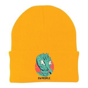 Ew People Alien Facepalm Knit Cap Winter Beanie