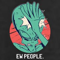 Ew People Alien Facepalm Cool Comfort Performance Bucket Hat