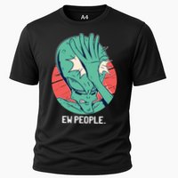 Ew People Alien Facepalm Cooling Performance Crew T-Shirt