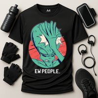 Ew People Alien Facepalm Cooling Performance Crew T-Shirt