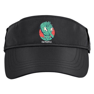Ew People Alien Facepalm Adult Drive Performance Visor