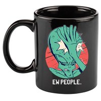 Ew People Alien Facepalm 11oz C Handle Ceramic Mug