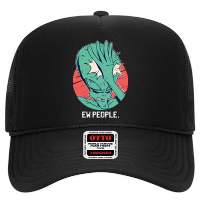 Ew People Alien Facepalm Trucker Hat