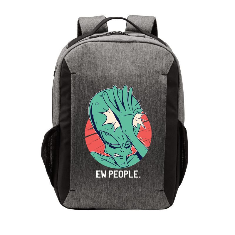 Ew People Alien Facepalm Vector Backpack