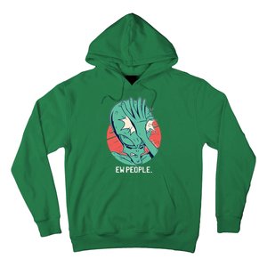 Ew People Alien Facepalm Hoodie