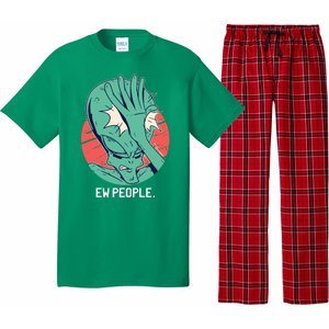 Ew People Alien Facepalm Pajama Set