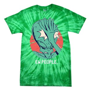 Ew People Alien Facepalm Tie-Dye T-Shirt