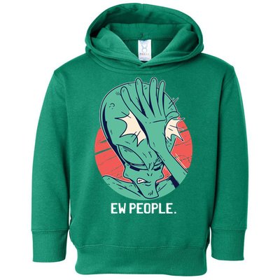 Ew People Alien Facepalm Toddler Hoodie
