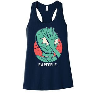 Ew People Alien Facepalm Women's Racerback Tank