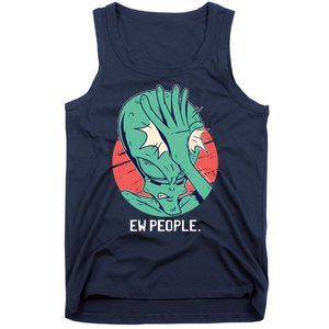 Ew People Alien Facepalm Tank Top