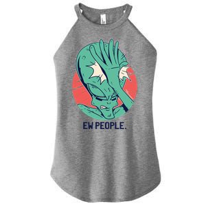 Ew People Alien Facepalm Women's Perfect Tri Rocker Tank