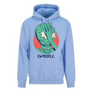 Ew People Alien Facepalm Unisex Surf Hoodie