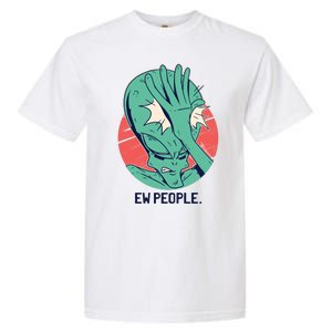 Ew People Alien Facepalm Garment-Dyed Heavyweight T-Shirt