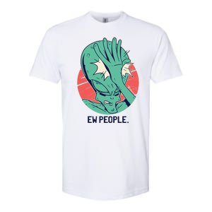 Ew People Alien Facepalm Softstyle CVC T-Shirt