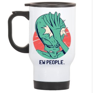 Ew People Alien Facepalm Stainless Steel Travel Mug