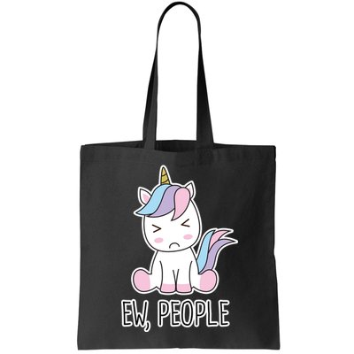 Ew People Funny Cute Unicorn Bag