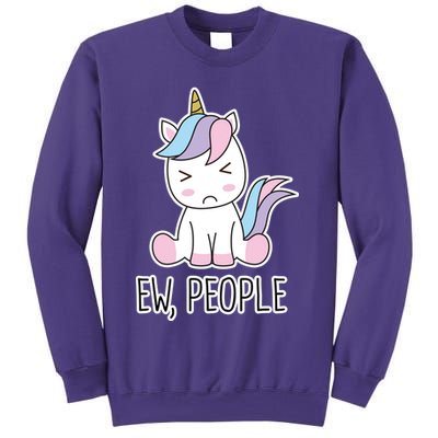 Ew People Funny Cute Unicorn Sweatshirt