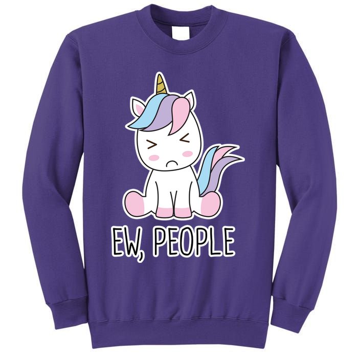 Ew People Funny Cute Unicorn Sweatshirt