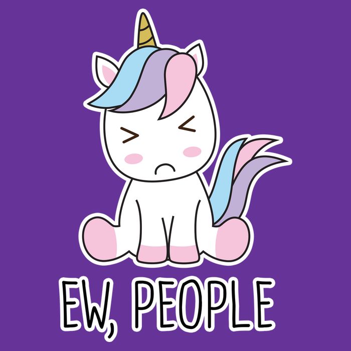 Ew People Funny Cute Unicorn Visor
