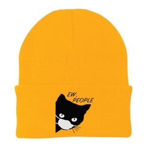 Ew People Quarantine Cat Knit Cap Winter Beanie