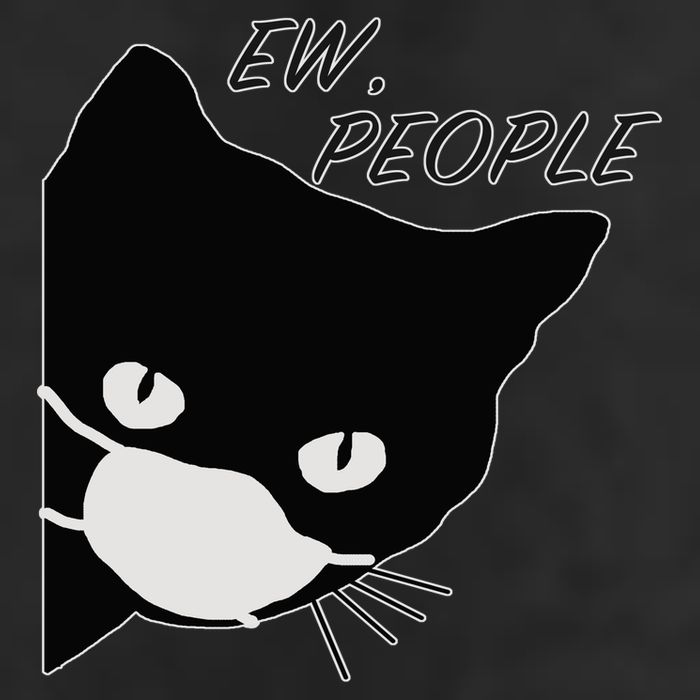 Ew People Quarantine Cat Adult Drive Performance Visor