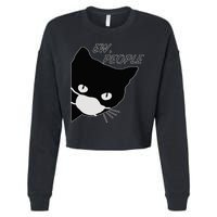 Ew People Quarantine Cat Cropped Pullover Crew