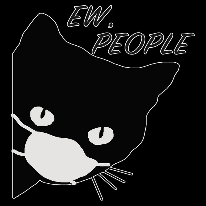Ew People Quarantine Cat Cropped Pullover Crew