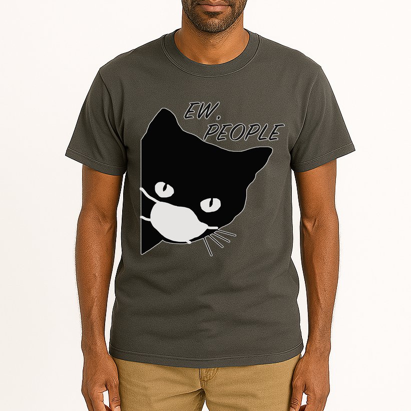 Ew People Quarantine Cat Tall T-Shirt