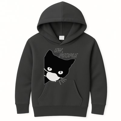 Ew People Quarantine Cat Kids Hoodie