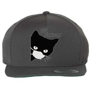 Ew People Quarantine Cat Wool Snapback Cap