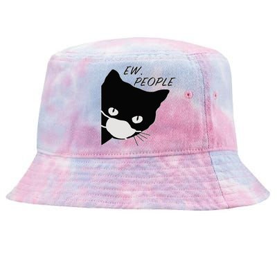 Ew People Quarantine Cat Tie-Dyed Bucket Hat