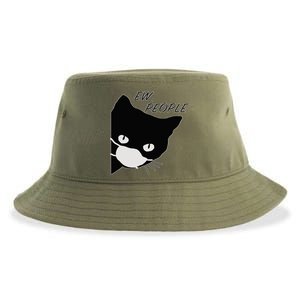 Ew People Quarantine Cat Sustainable Bucket Hat