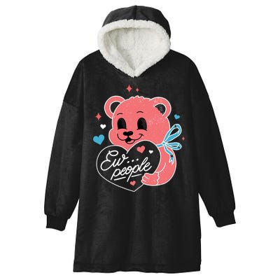 Ew People Teddy Bear Hooded Wearable Blanket