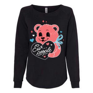 Ew People Teddy Bear Womens California Wash Sweatshirt