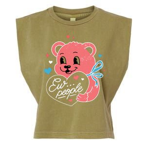 Ew People Teddy Bear Garment-Dyed Women's Muscle Tee