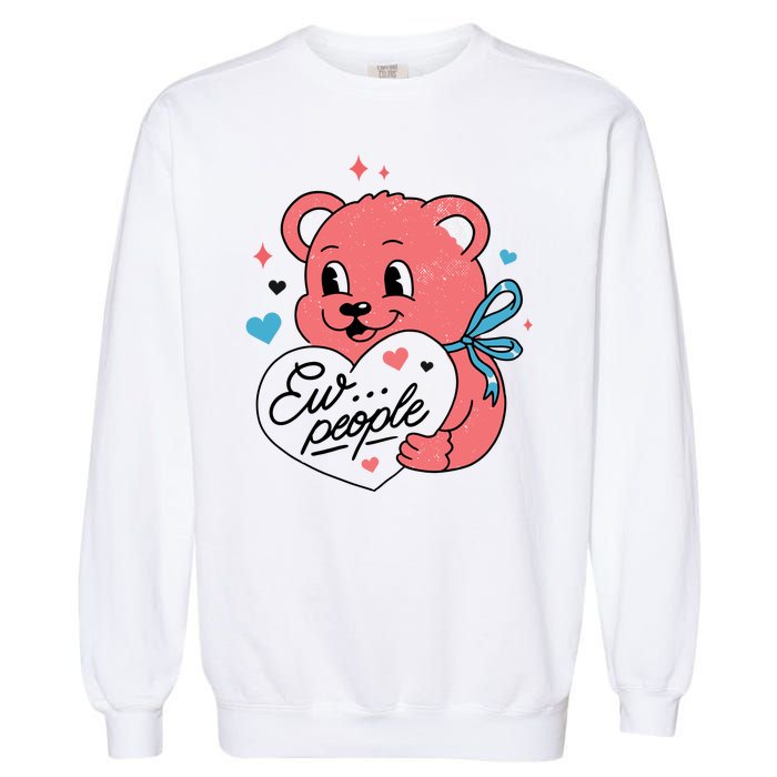 Ew People Teddy Bear Garment-Dyed Sweatshirt