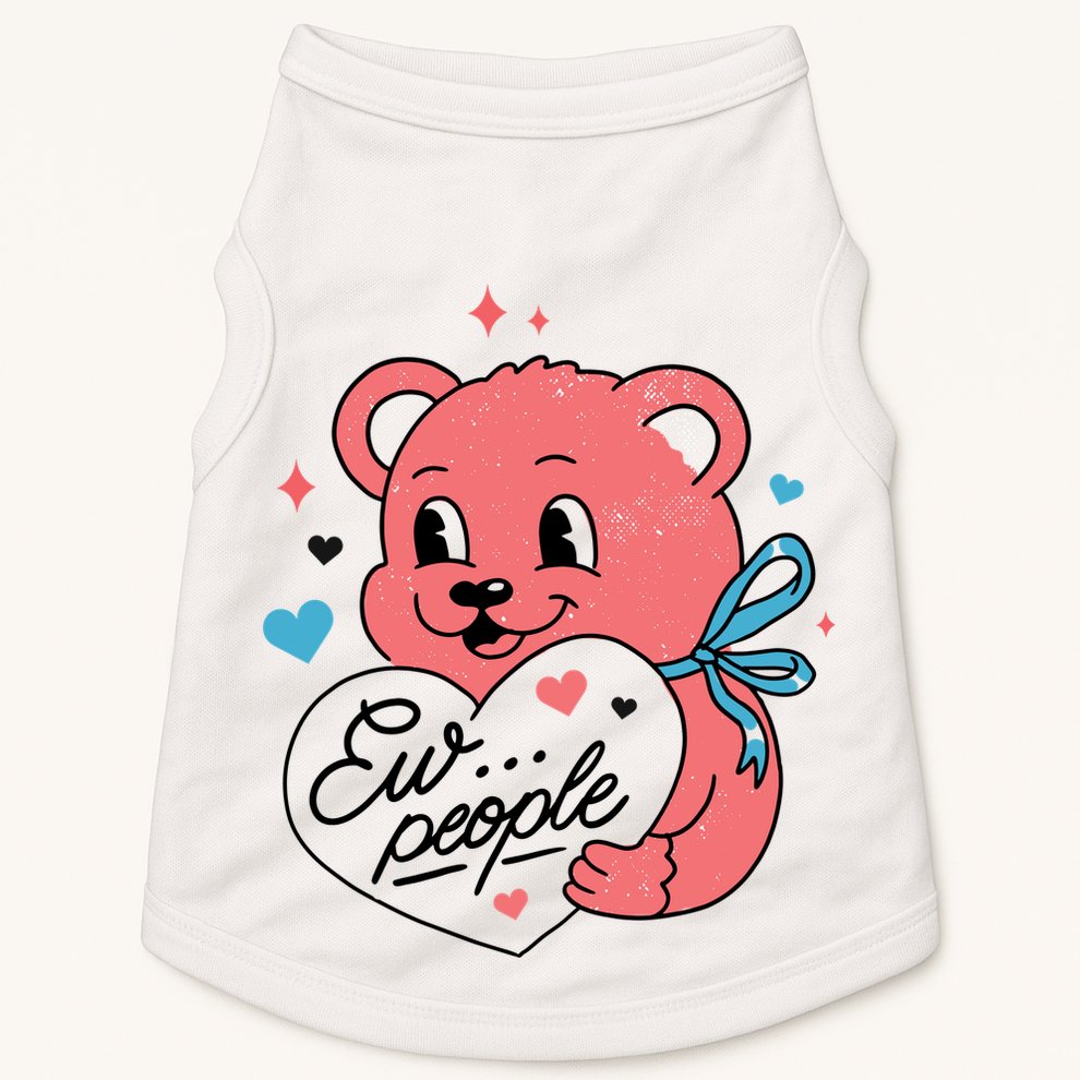Ew People Teddy Bear Doggie Tank