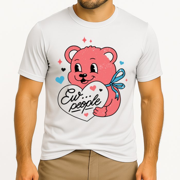 Ew People Teddy Bear Cooling Performance Crew T-Shirt