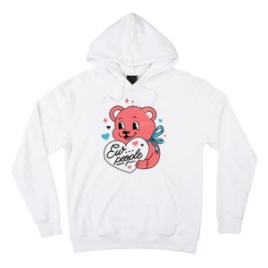 Ew People Teddy Bear Hoodie